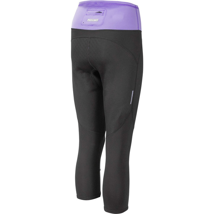 2023 Prolimit Frauen Airmax 1mm Neoprenanzug SUP 3/4 Length Trousers 400.14750.040 - Black / Lavender